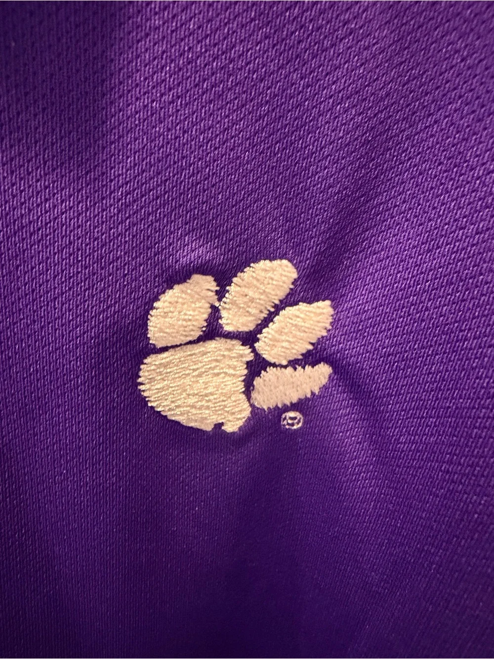 Nike Clemson Tigers Dri-FIT Purple Sideline Polo Men’s XXL like new